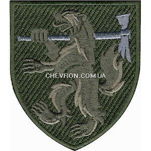 Шеврон 68-ї окремої єгерської бригади (в/ч А4056) Олива 025-00035-O фото