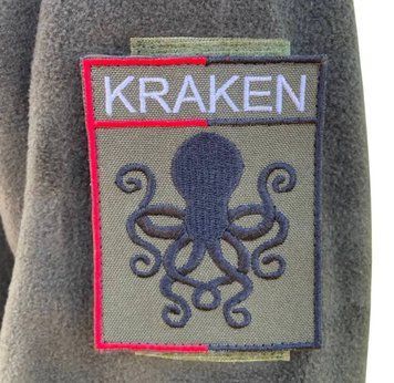 Нашивка Шеврон &ldquo;KRAKEN&rdquo; 128 фото