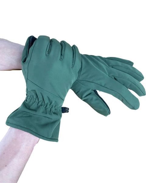 Зимові тактичні рукавиці Soft-shell Олива розмір XL PS-2-XL фото