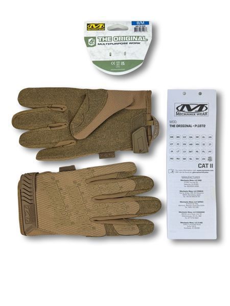 Рукавички MECHANIX THE ORIGINAL Койот Розмір XXL MG72XXL фото