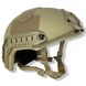 Балістичний шолом FAST Helmet куленепробивний NIJ IIIA PE.44 Койот  SPE-1-K фото 1