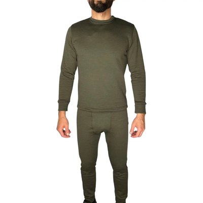 Комплект термобілизни з мікрофлісом Kodor Thermo Army Microfleece Олива M (44-46)  ТК482-М фото