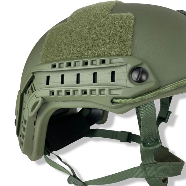 Балістичний шолом FAST Helmet куленепробивний NIJ IIIA PE.44 Олива SPE-1-O фото