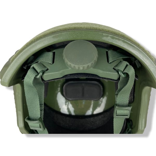 Балістичний шолом FAST Helmet куленепробивний NIJ IIIA PE.44 Олива SPE-1-O фото
