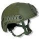 Балістичний шолом FAST Helmet куленепробивний NIJ IIIA PE.44 Олива SPE-1-O фото