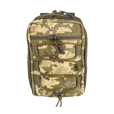 Тактична сумка на два відділення вільного призначення CORDURA 1000D 16х23х9 см Піксель UTS-02 фото