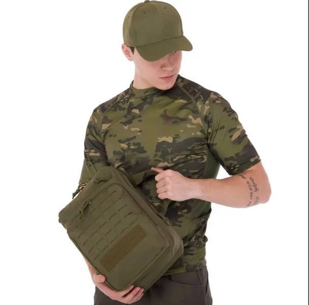 Сумка-слінг тактична з однією лямкою розмір 33x23x10см 8л Олива TY-273 фото Сумка-слінг тактична з однією лямкою розмір 33x23x10см 8л Олива TY-273 фото