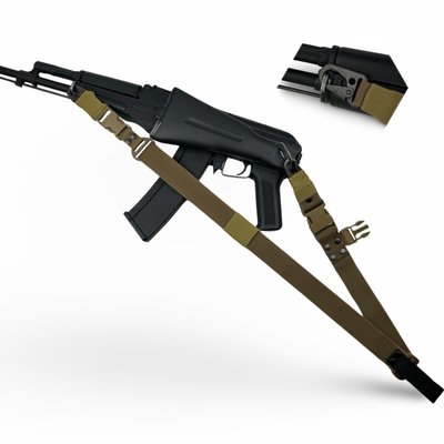 Ремінь збройовий одно/двоточковий  RAGNAROK "ODIN" "carbine " Койот RT-3-K фото