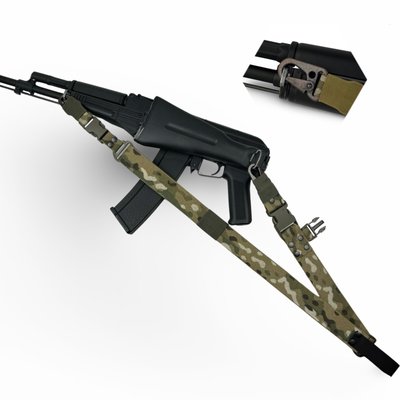 Ремінь збройовий одно/двоточковий  RAGNAROK "ODIN" "carbine " Мультикам RT-4-M фото