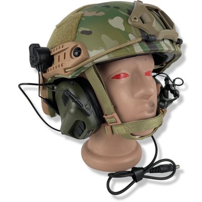 Активні навушники Earmor M32H Helmet Version | Foliage Green M32H фото