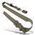 RAGNAROK "TYR" Gen.II Weapon Sling (1/2-Point Convertible) with additional attachment Ranger Green TYR-G2-RG photo
