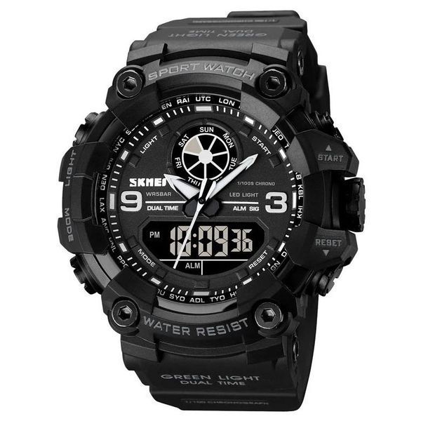 Тактичний наручний годинник SKMEI 1818BK, Чорний 078-00030- B фото Тактичний наручний годинник SKMEI 1818BK, Чорний 078-00030- B фото