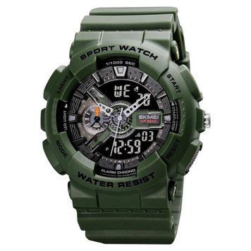 Тактичний годинник SKMEI 1688AG, Олива 078-00024-O фото