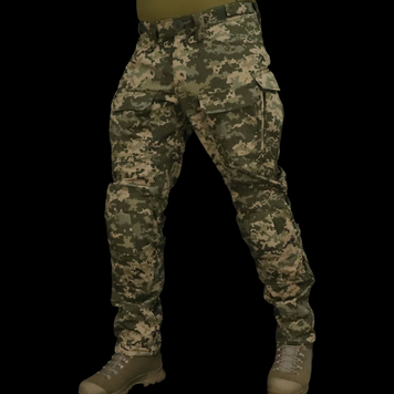 Тактичні штани PREDATOR з наколінниками, 100% бавовна, Мультикам, 44/3 136-01205-M фото