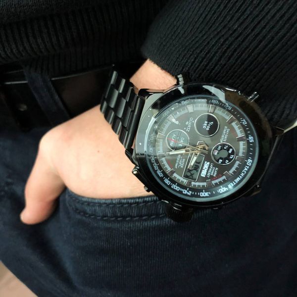 SKMEI 1515BK BLACK Digital Watch, black 078-00018-B photo