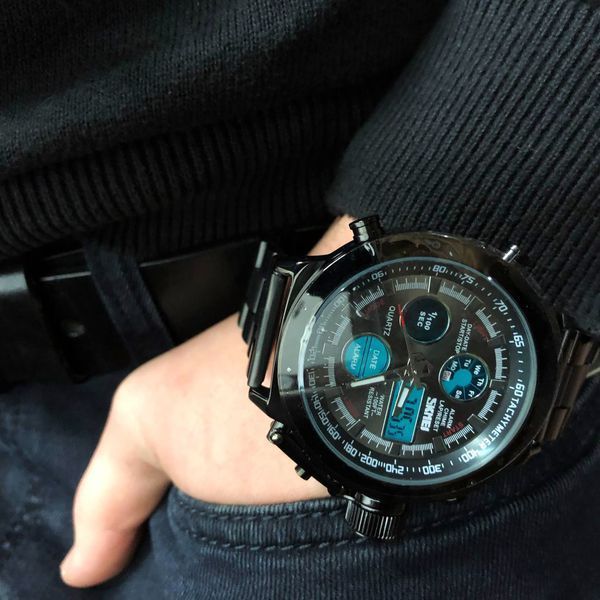 SKMEI 1515BK BLACK Digital Watch, black 078-00018-B photo