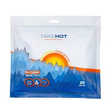 Пак самонагрівних термохімічних грілок Take Hot (10 пар) THOT-pack фото