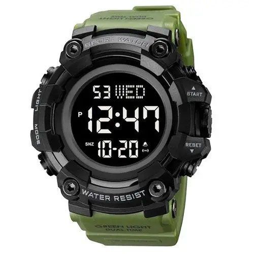Часы наручные мужские SKMEI 1968AG ARMY GREEN 078-00014-GN фото