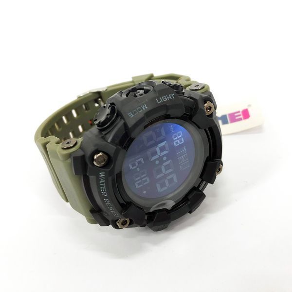 Часы наручные мужские SKMEI 1968AG ARMY GREEN 078-00014-GN фото