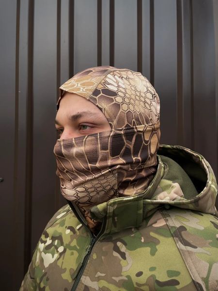 Tactical balaclava sand camouflage B1-2 photo