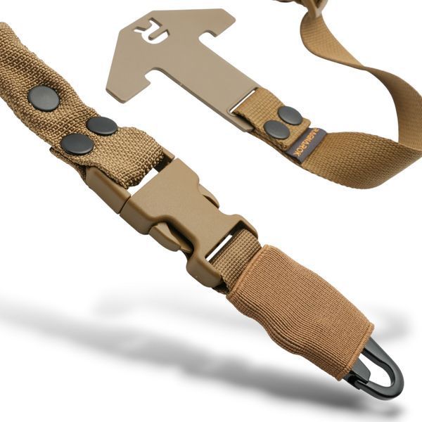 Single point shoulder strap with attachment to the plate carrier RAGNAROK THOR Coyote THOR1 photo