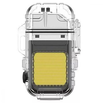 Акумуляторний LED ліхтарик ZC-209 з запальничкою 027-00001-U фото
