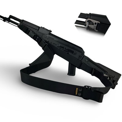 Ремінь збройовий RAGNAROK триточковий "Hel" carbine Чорний KY-1-B фото