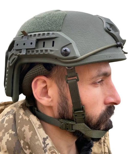 Балістичний шолом FAST Helmet куленепробивний NIJ IIIA PE розмір M KK-1 фото