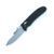 Ніж Ganzo G704: Drop-Point, 440C, G10, Axis Lock Чорний 049-00087-B фото