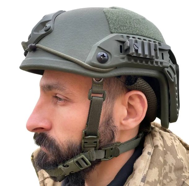 Балістичний шолом FAST Helmet куленепробивний NIJ IIIA PE розмір M KK-1 фото