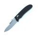 Ніж Ganzo G704: Drop-Point, 440C, G10, Axis Lock Чорний 049-00087-B фото