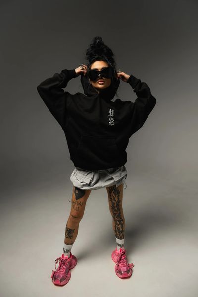 SILENT THUNDER HOODIE BLACK S 130-00286-B фото