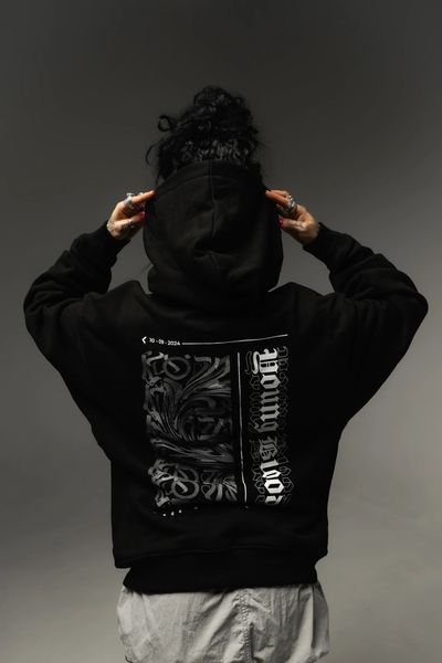 SILENT THUNDER HOODIE BLACK S 130-00286-B фото