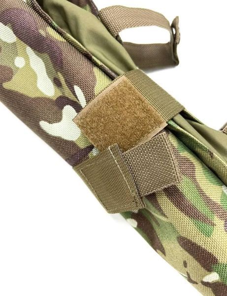 Тактическая военная сумка сброс для магазинов на 6 магазинов 30х30 см Мультикам Тактична військова сумка скидання для магазинів на 6 магазинів 30х30 см  фото