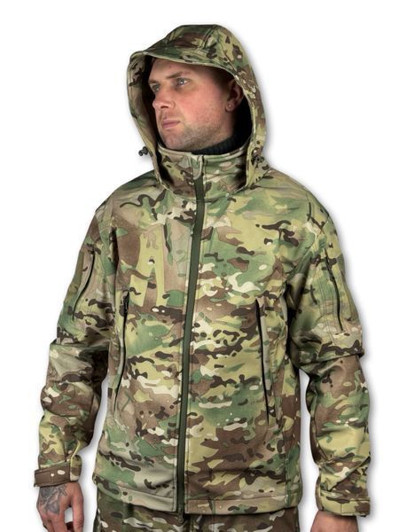 Military Jacket "Storm" Soft Shell with Fleece, Membrane MultiCam 44/3 145-00009-M photo