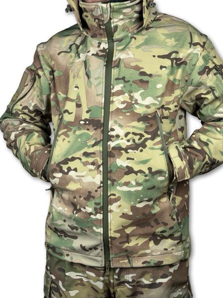 Military Jacket "Storm" Soft Shell with Fleece, Membrane MultiCam 44/3 145-00009-M photo