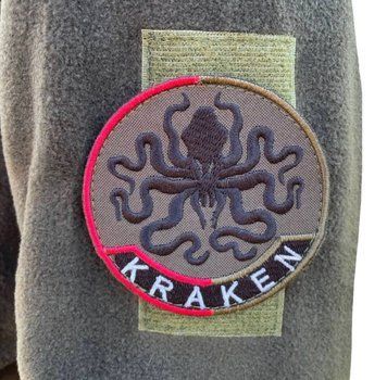 Нашивка Шеврон &ldquo;KRAKEN&rdquo; Кругла 127 фото