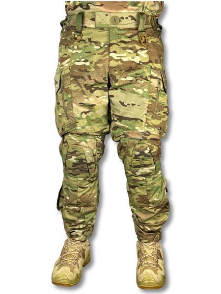 Штани тактичні з наколінниками Raptor PRO Мультикам 50/3 136-00104-M фото Штани тактичні з наколінниками Raptor PRO Мультикам 50/3 136-00104-M фото