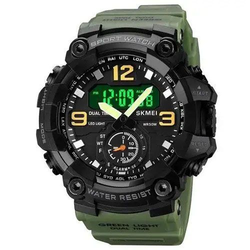 Годинник наручний SKMEI 1965AG ARMY GREEN ws94433 фото