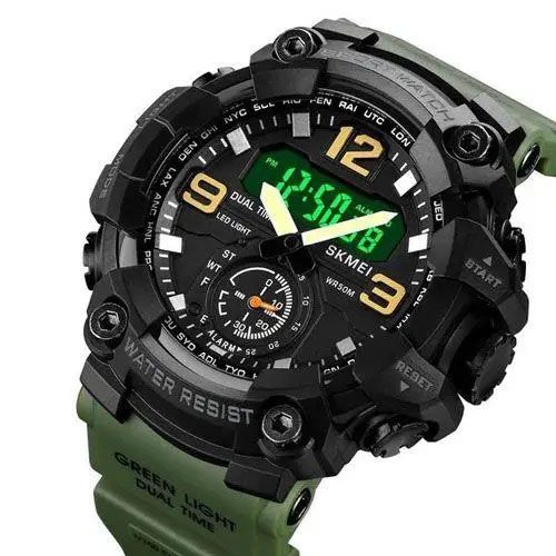 Годинник наручний SKMEI 1965AG ARMY GREEN ws94433 фото