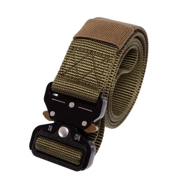 Ремінь тактичний Tactical Belt 125х3,8 см Олива  TY-6841-1 фото