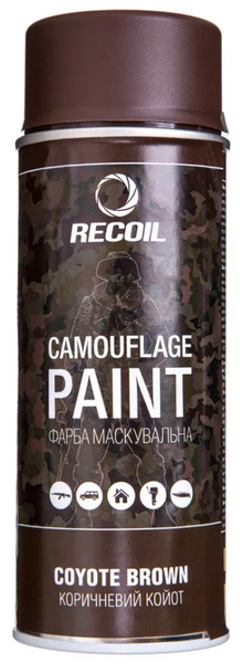 Фарба Маскувальна АЕРОЗОЛЬНА RECOIL Coyote Brown RECOIL-C фото