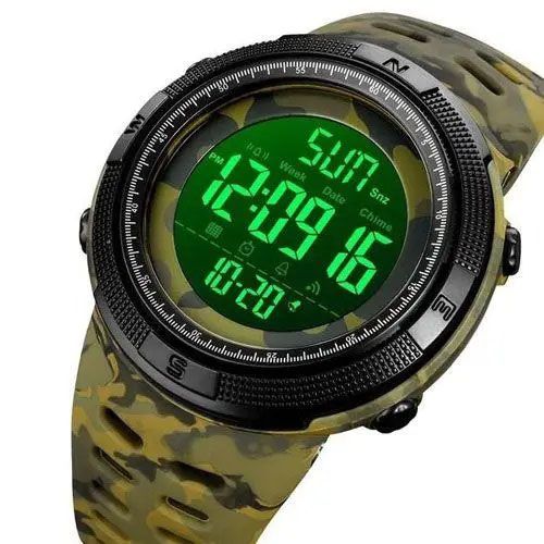 Годинник наручний SKMEI 2070CMGN ARMY GREEN CAMO. ws81741-2 фото