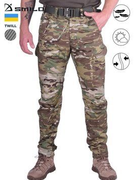 Тактические штаны SMILO twill Мультикам S 135-00207-M фото