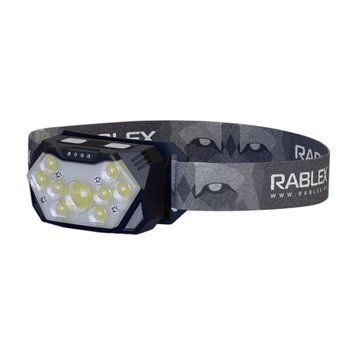 Ліхтар налобний Rablex RB952 &mdash; 3&times;TG + 8&times;LED + 2&times;RED LED, три кольори світла: жовтий, білий, червоний, сенсор, Type‑C 028-00036-B фото