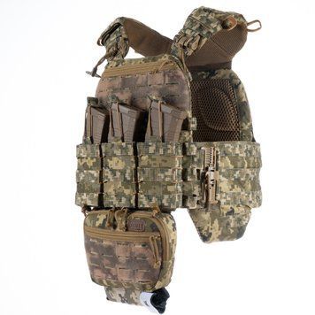 Плитоноска М7 PRO (S/M) (Піксель) + 4 підсумки 065-00057-P фото
