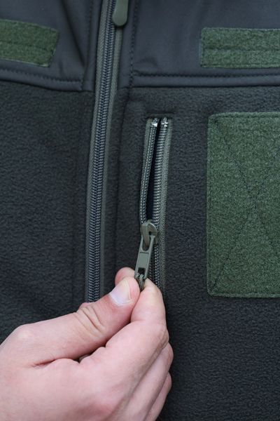 Флісова кофта SMILO simple, Олива, S 130-00347-O      фото