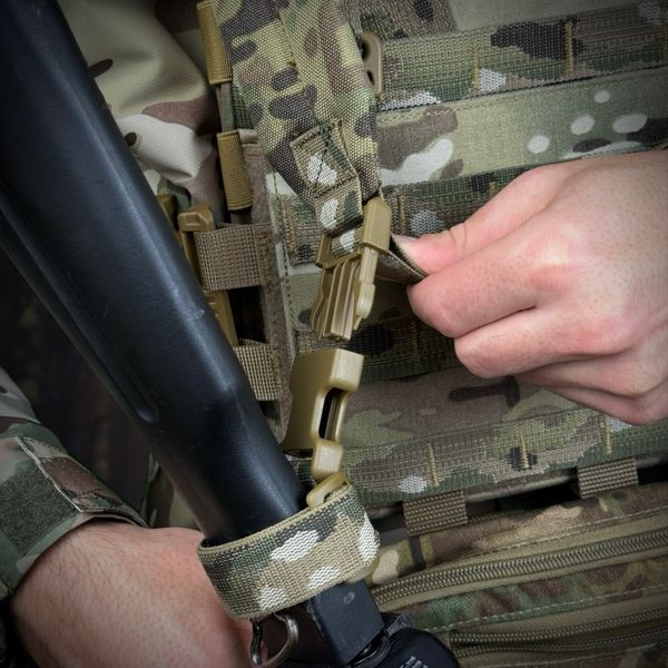 Ремінь збройовий RAGNAROK триточковий з широким наплічником "KRAKEN" sling  Мультикам RRM3v2 фото