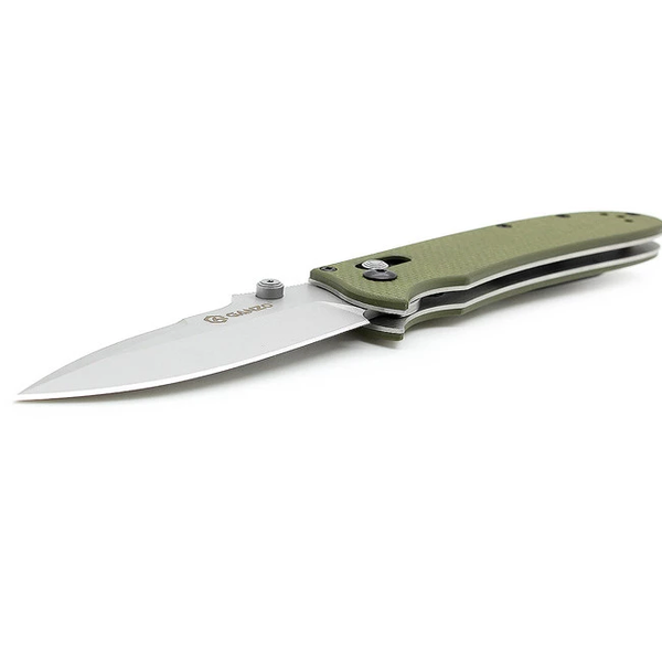 Ніж Ganzo G704: Drop-Point, 440C, G10, Axis Lock Олива 049-00030-B фото
