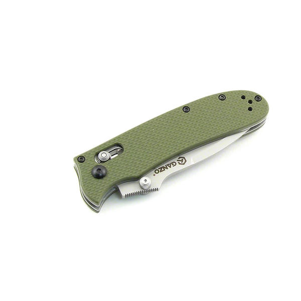 Ніж Ganzo G704: Drop-Point, 440C, G10, Axis Lock Олива 049-00030-B фото